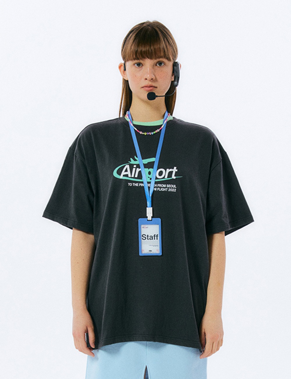 UNI AIRPORT T-SHIRT (CHARCOAL)